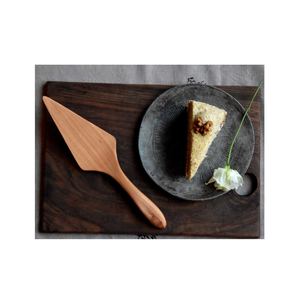 <b>Wood</b> Cake Server Spoon Pie Knife Slicer Server Lifter Cake <b>Cutter</b> for Single Piece for Sale - Product Image 1