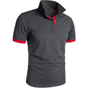 Nueva gran oferta 100% algodón de secado rápido de seda de hielo de manga corta para hombres que absorbe la humedad de alta calidad Polo deportivo personalizado - Product Image 6