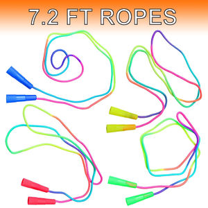 Juego de 18 Cuerdas de Saltar de Arcoíris para Niños, Cuerdas para Saltar, Cuerdas para Saltar para Niños - Product Image 3