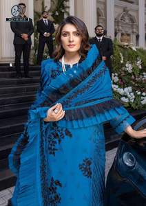 Robe de soirée en mousseline de soie fantaisie pour femmes de style pakistanais traditionnel 2026, design Salwar Kameez pour occasions spéciales - Product Image 2