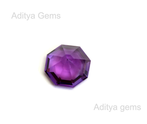 Vente chaude naturel africain améthyste forme octogonale pierres précieuses en vrac Jaipur fabricant en gros en vrac prix 1mm à 50mm violet - Product Image 5