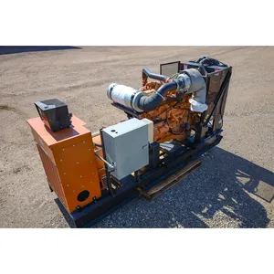Groupe électrogène diesel industriel triphasé d'occasion 200 kW 120/208 V à châssis ouvert, commercial, de secours, avec ATS automatique, refroidissement par eau - Product Image 4
