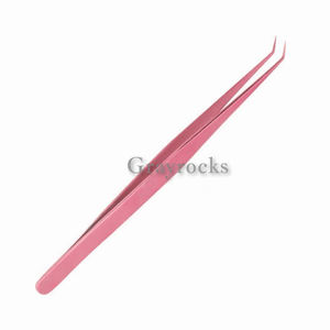 Pince à épiler d'isolation d'extension de cils de haute qualité pince à cils en acier inoxydable - Product Image 4