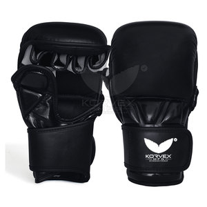 Gants de sparring MMA en cuir absorbant les chocs, anti-humidité, antidérapants, avec rembourrage protecteur pour les mains, conception flexible et fermeture auto-agrippante sécurisée - Product Image 3