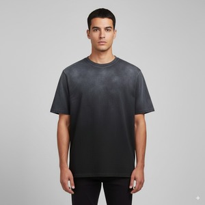 Camiseta de hombre de fabricante personalizado sublimación DTF DTG impreso gráfico Streetwear camiseta de hombre Terry algodón camiseta de gran tamaño - Product Image 4