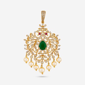 Pendentif en zircon 192607, élégants pendentifs et breloques en perles - Product Image 4