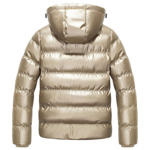 เสื้อแจ็คเก็ตพัฟเฟอร์บุรุษคุณภาพสูง ผลิตในปากีสถาน มีฮู้ด โลโก้ด้านหน้า บริการ OEM ผลิตตามสั่ง แห้งเร็ว ระบายอากาศดี ขายส่ง - Product Image 6