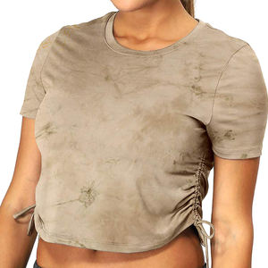 เสื้อครอปสตรีแบบลำลองระบายอากาศได้ดี - Product Image 2