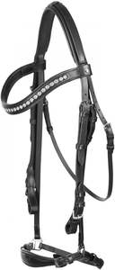 Experimenta el lujo equino: Brida de cuero genuino 100% hecha a mano para la elegancia, la comodidad y el estilo atemporal. Desatar inigualable - Product Image 4