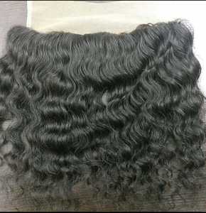Paquetes de cabello humano de doble estiramiento sin procesar de 100 por ciento con cierre de 6x6 y Topper de cabello de trama de máquina Frontal de 13x4 al por mayor - Product Image 6