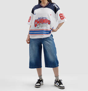 เสื้อยืดกราฟิกขนาดใหญ่สไตล์สตรีทแวร์ - Product Image 5