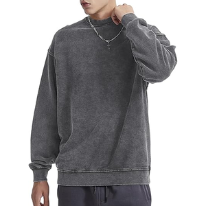 เสื้อสเวตเชิ้ตผ้าฟลีซทรงโอเวอร์ไซส์ รุ่น HEPL046 สำหรับฤดูใบไม้ร่วง น้ำหนัก 360 กรัม สีพื้น ปรับแต่งโลโก้ได้  สั่งขั้นต่ำ 1 ตัว สำหรับฤดูหนาว - Product Image 2