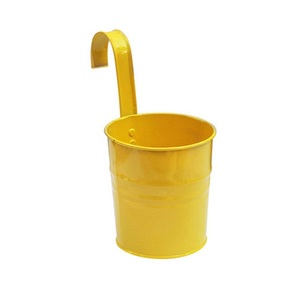 Juego de tres jardineras galvanizadas con soporte, accesorios de jardín para interior y exterior, soporte de flores - Product Image 4