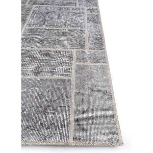 Tapis en laine noué à la main grande surface Provenance gris et noir Pae-3831 – Rectangulaire, patchwork, pour la maison, le salon et les couloirs - Product Image 4