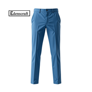 Pantaloni formali classici da uomo comodi pantaloni eleganti da ufficio grigi ideali per incontri d'affari eventi pantaloni firmati - Product Image 6
