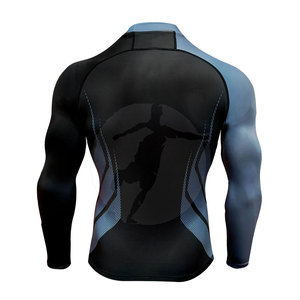 Rashguard de MMA para Hombre Más Vendido - Logotipo y Diseño Personalizados, Material de Spandex/Poliéster, Alta Calidad, Venta al Por Mayor - Product Image 4