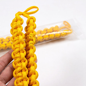 Cordones Dorados de Doble Hilo al Mejor Precio para Uniformes Ceremoniales |   Cordón de Citación Personalizado en Amarillo Dorado en Venta - Product Image 1