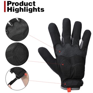 KOKAL SPORTS Gants de moto pour hommes sur mesure Style unique résistance aux chocs Vêtements de sécurité Gants en cuir Utilisation en extérieur - Product Image 4