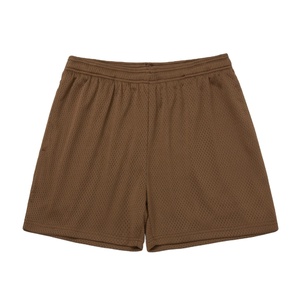 Vente en gros Short de basket-ball 5 pouces Short en maille de gymnastique avec logo brodé Short en maille à sublimation personnalisée - Product Image 1