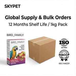 Alimento Premium para Loros Grandes al por Mayor, Mezcla Natural de Semillas para Aves con Frutas Liofilizadas y Semillas de Flores para Guacamayos y Loros Grises Africanos - Product Image 6