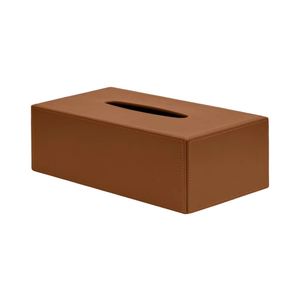 Vente d'usine, boîte à mouchoirs en cuir moderne de luxe, logo personnalisé, motif floral, étui en cuir durable, imperméable, pour la cuisine - Product Image 1