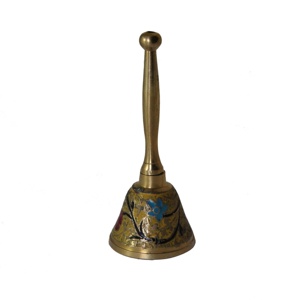 Best Selling Decorative Brass Hand <b>Bell</b> Church and Dinner <b>Bells</b> Customized Unique Brass Handmade Hand <b>Bells</b> - Product Image 4