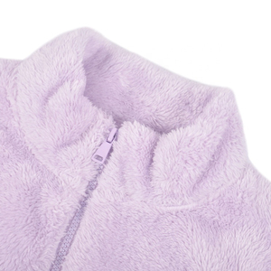 Personnalisable femmes hiver chaud Streetwear polaire Sherpa veste sans manches avec fermeture éclair décontracté coton rempli - Product Image 5