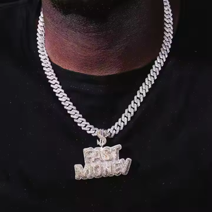 Colgante único de Hip Hop a medida con diamantes cultivados en laboratorio 1,2, collar de lujo personalizado de 3,4 pulgadas EE. UU. - Product Image 4