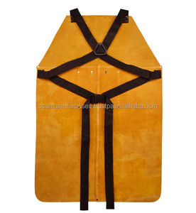 Tablier de soudage en cuir très résistant résistant Vêtements de sécurité anti-chaleur ignifuges pour les applications de soudage à usage intensif - Product Image 3