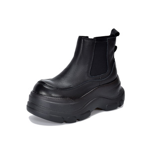 รองเท้าบูทหุ้มข้อลำลองสำหรับผู้หญิง รองเท้าบูทส้นสูงแบบมีสายรัดข้อเท้า รองเท้าบูทส้นสูงสำหรับผู้หญิง ดีไซน์หัวเข็มขัด รองเท้าบูทแฟชั่นสำหรับผู้หญิง รองเท้าบูทผูกเชือก รองเท้าบูทฤดูหนาว - Product Image 4