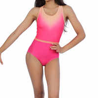 Desain Baru Laris Manis Baju Senam Tanpa Lengan untuk Anak Perempuan Bahan Spandex/Katun Pinggang Elastis Dapat Disesuaikan untuk Latihan