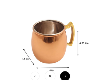 Tazas de mula de Moscú de cobre puro AI 16 oz - Product Image 5