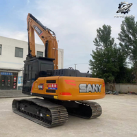 Nouvelle pelle sur chenilles SANY SY215C de 21 tonnes, excavatrice hydraulique moyenne, machine de terrassement et d'excavation SANY pour l'exploitation minière