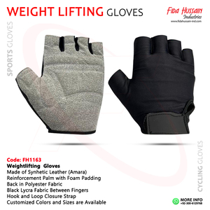 Venta caliente Guantes de levantamiento de pesas en cuero sintético Guantes de fitness para hombres Gimnasio Guantes de cuero Guantes deportivos - Product Image 6