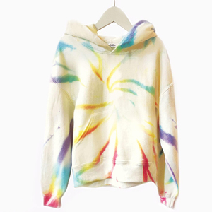 Solid Vanilla <b>Rainbow</b> Winter Sweatshirt <b>Hoodie</b> for Men 100% Cotton No Drawstrings - Product Image 4