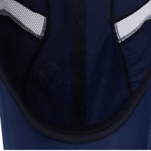 Gorra de béisbol ajustable con corona suave y puntadas de contraste que detallan gorra de béisbol en blanco con tela duradera - Product Image 6