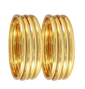 Brazalete de latón 100%, brazalete de oro pulido hecho a mano para fiestas, uso en bodas, fabricante de joyería de moda, brazaletes de oro de calidad sólida - Product Image 6