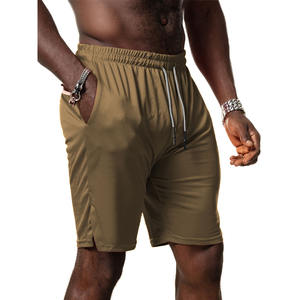 Short de jogging 100% coton personnalisable pull surdimensionné pour hommes dernière conception logo brodé personnalisé motif uni décontracté - Product Image 3