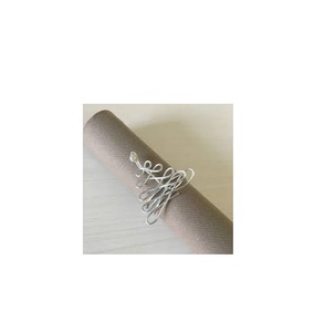 Décoration de fête de mariage en aluminium, serviette en papier, anneau de serviette, Table à manger pour Offre Spéciale - Product Image 5