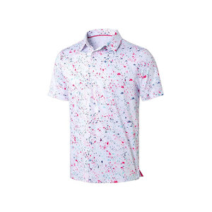 Camisas de algodón de gran tamaño en blanco con cuello redondo ligero transpirable para hombre - Product Image 5