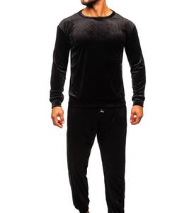 Custom Print Sweat Suits Two Pieces Velour Tracksuits Set <b>Oversized</b> Cotton <b>Joggers</b> Flared Sweatpants and Sweatshirts Set OEM - Product Image 6