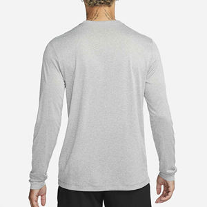 Lo último 2025 barato Casual cuello redondo personalizado impreso en blanco bordado manga larga sublimación manga completa camisetas para hombres camiseta - Product Image 2