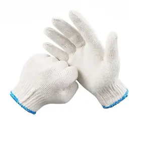 Vente chaude 10 Gauge Gants Tricotés Sans Couture Assemblage Antistatique Nylon Coton Gants De Travail Anti Chaleur Gants Sans Couture