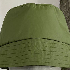 หมวกทรงบัคเก็ตผ้าฝ้ายทอลายทแยงสีดำปรับแต่งได้แฟชั่นหน้าร้อนใส่ตกปลาแบบลำลองส่งตรง - Product Image 2