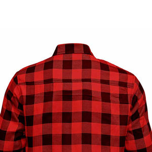 Motorbike Flannel Fully-Lined Protective Shirt <b>for</b> Sale / Solid Color Best Quality Factory Manufacturer Motorbike Shirt - Product Image 6