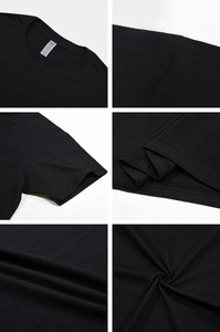 เสื้อยืดแขนสั้นผ้าฝ้ายทรงโอเวอร์ไซส์สำหรับผู้ชายและผู้หญิงมี14สีสำหรับ100% - Product Image 4