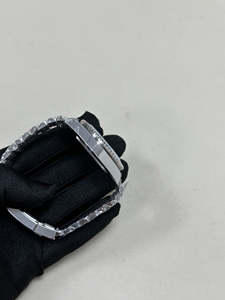 Nouvelle montre mécanique à double fuseau horaire en acier inoxydable 904L 2025 avec cadran bleu glacé et design étanche à cinq perles - Product Image 5