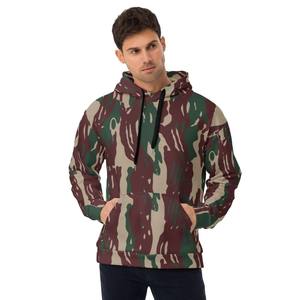 Sudadera con capucha de camuflaje de lana transpirable por sublimación personalizada 2025 para hombres con estampado en relieve 3D de gran tamaño para caza al aire libre - Product Image 4