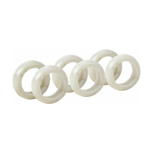 Rond de serviette en résine au design moderne pour vaisselle Couleur bleu ciel coloré Décor de table à manger Design d'hôtel et de vacances - Product Image 6