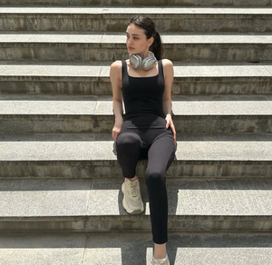 ชุดวอร์มสำหรับเล่นโยคะของผู้หญิงจั๊มสูทชุดกีฬาไร้รอยต่อชุดออกกำลังกายแบบดันขึ้นเอวสูงรัดรูป - Product Image 6